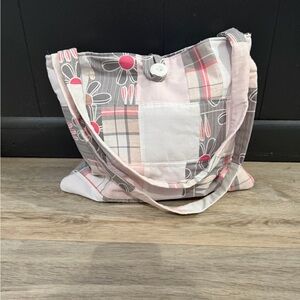 Handmade Quilted Patchwork Reversible Tote Handbag